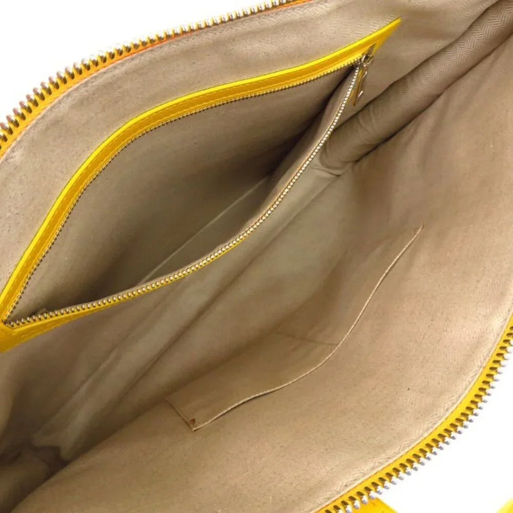 Loewe Anagram A4 Leather Yellow Business Bag 1903